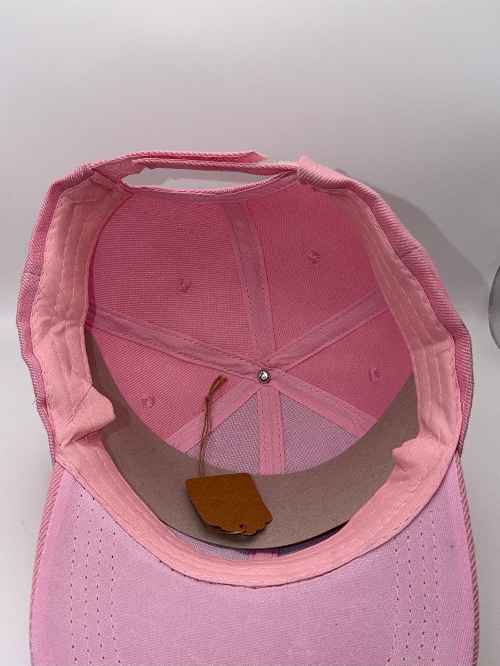 Handmade Pink Sunflower Crochet Baseball Cap Bow Coquette Granny Square Hat - Picture 6 of 8
